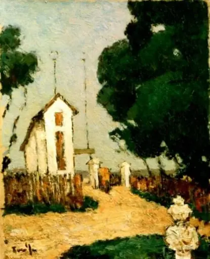 Poartă brâncovenească, by Nicolae Tonitza