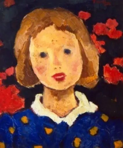 Portret de fetiță, by Nicolae Tonitza
