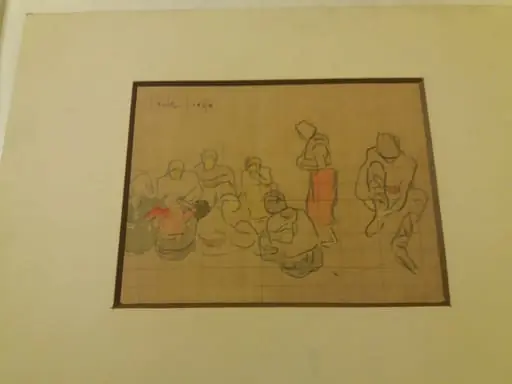 Schiță de compoziție, by Nicolae Tonitza