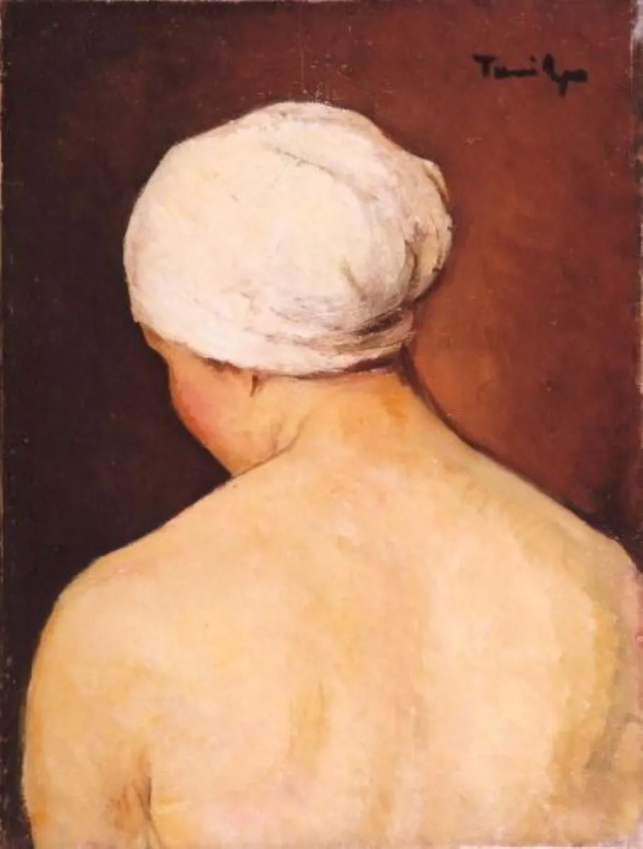 Spate de femeie (Femeie nudă), by Nicolae Tonitza, unspecified, 1923