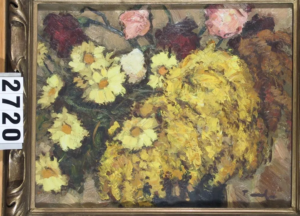 Vas cu flori, by Nicolae Tonitza, 1923