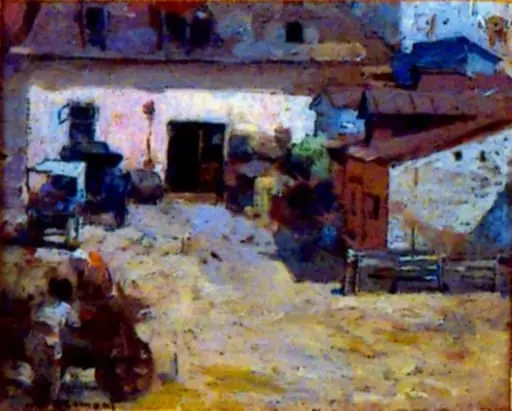 Curte interioară, by Nicolae Vermont