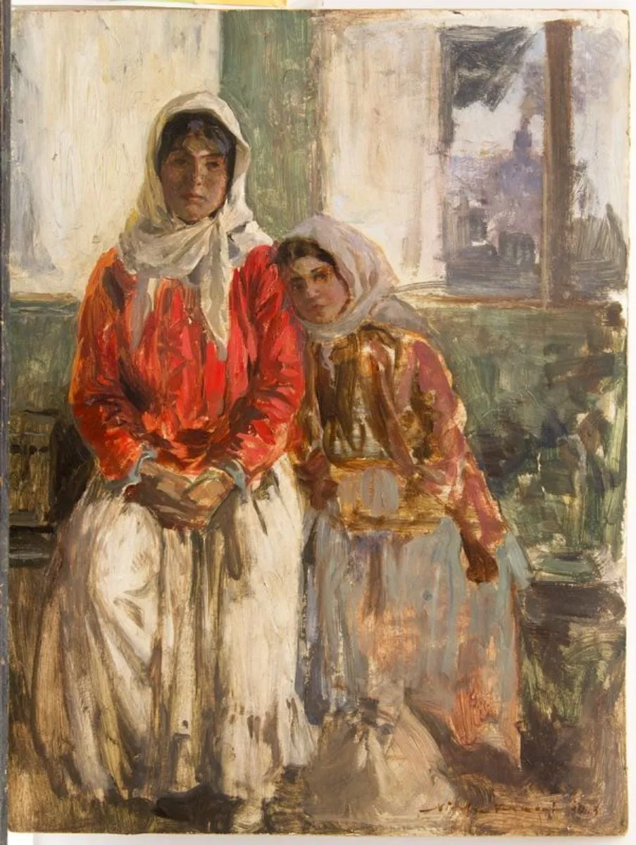 Două țigănci, by Nicolae Vermont