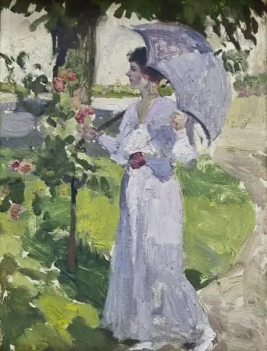 Femeie cu umbrelă, by Nicolae Vermont