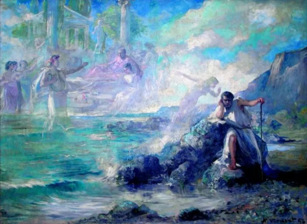 Visul lui Ulisse, by Nicolae Vermont, 1893