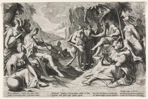 The Judgment of Midas, by Nicolaes Clock
