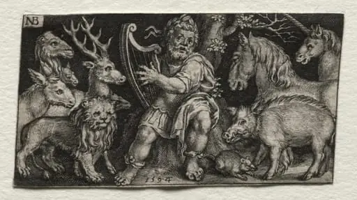 Orpheus Charming the Animals, by Nicolaes de Bruyn