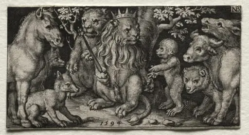 The King of Beasts, by Nicolaes de Bruyn