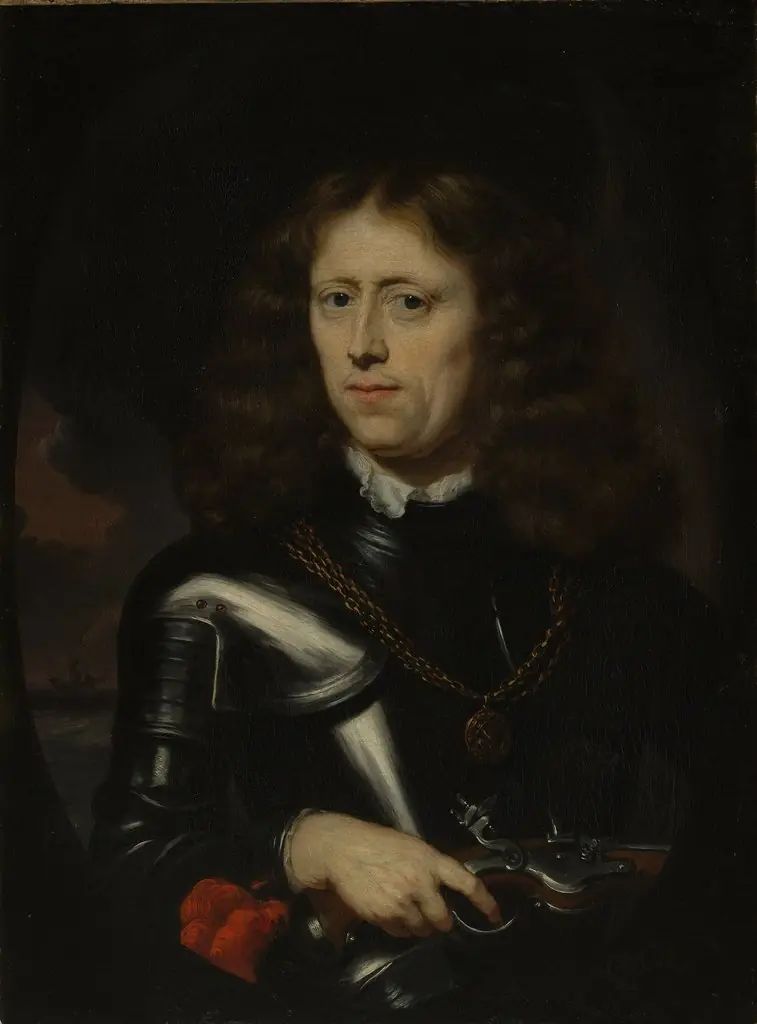 Admiral Jacob Binkes (born about 1640, died 1677), by Nicolaes Maes