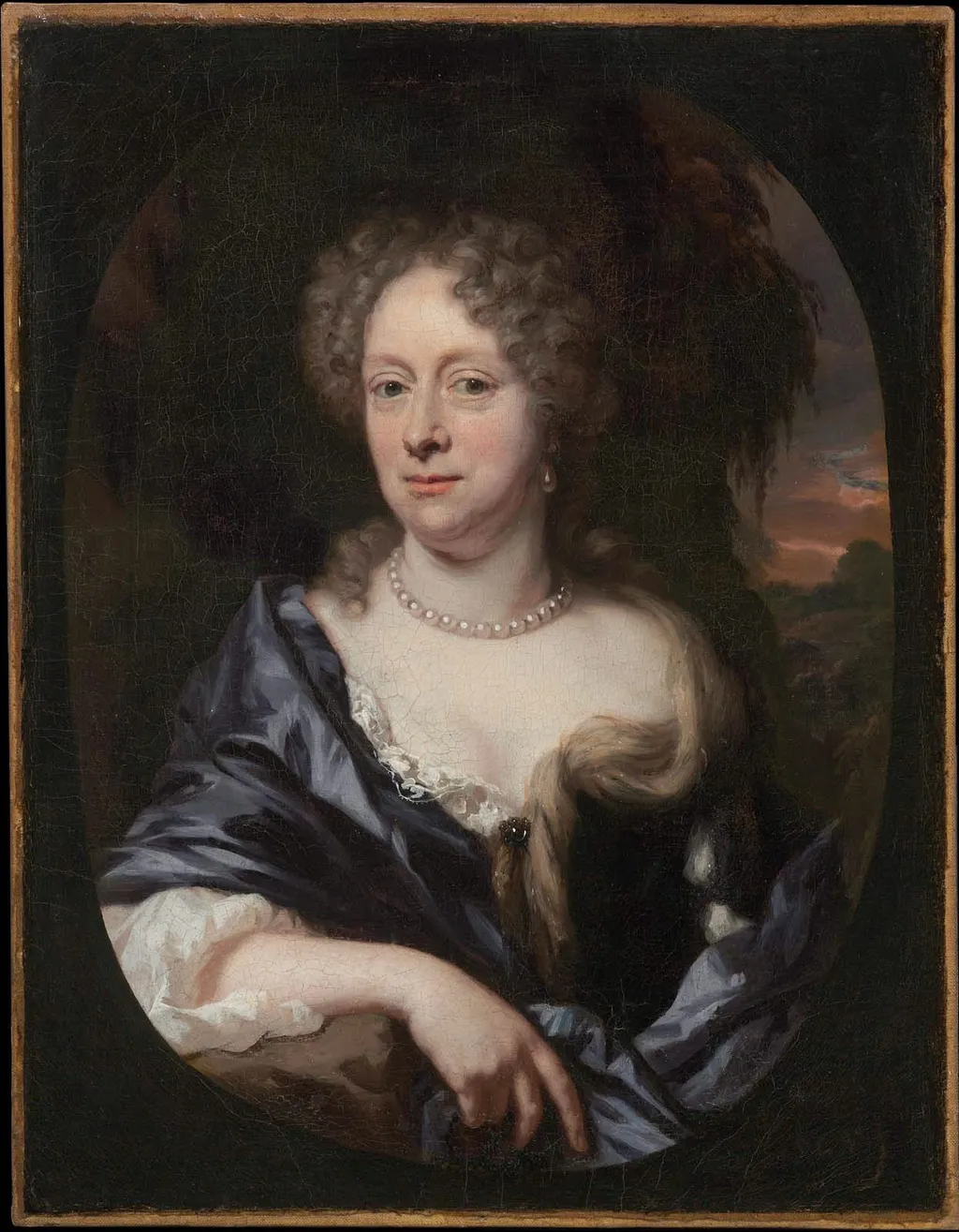 Helena van Heuvel, by Nicolaes Maes, oil, 1689