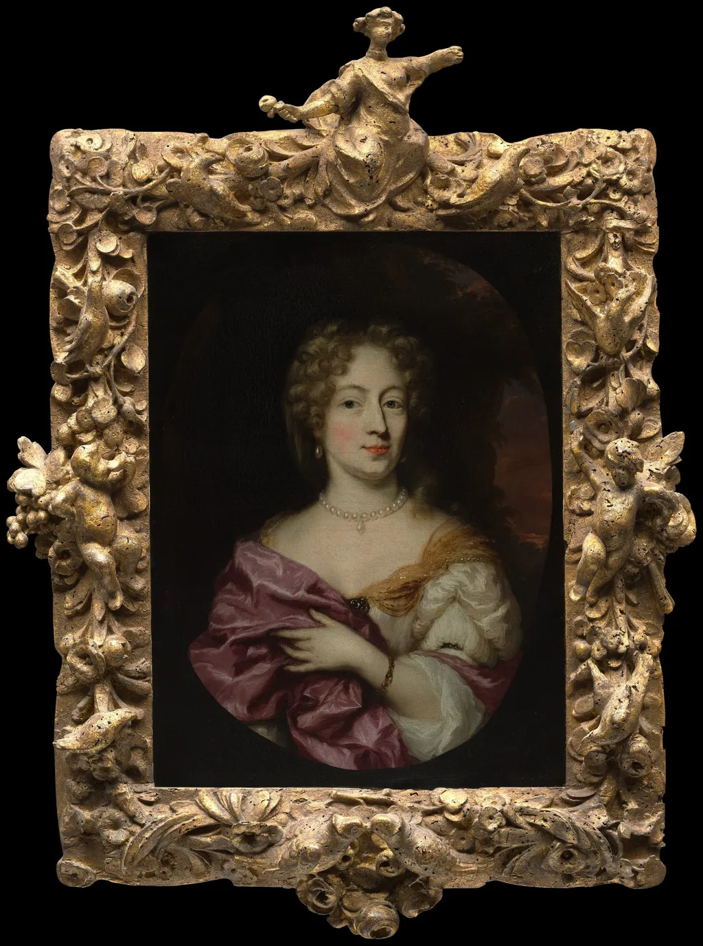 Ingena Rotterdam (died 1704), Betrothed of Admiral Jacob Binkes, by Nicolaes Maes, oil, 1688