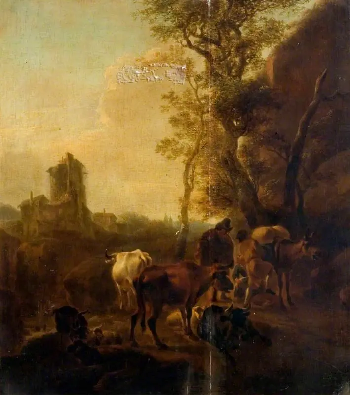 Landscape with Cattle, by Nicolaes Pieterszoon Berchem
