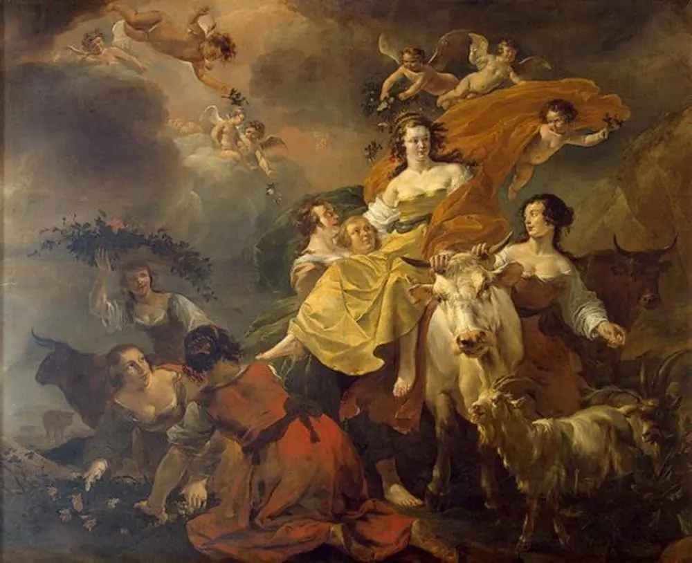 Rape of Europa, by Nicolaes Pieterszoon Berchem