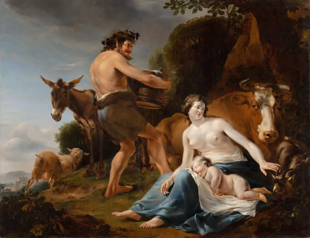 The infancy of Zeus, by Nicolaes Pieterszoon Berchem