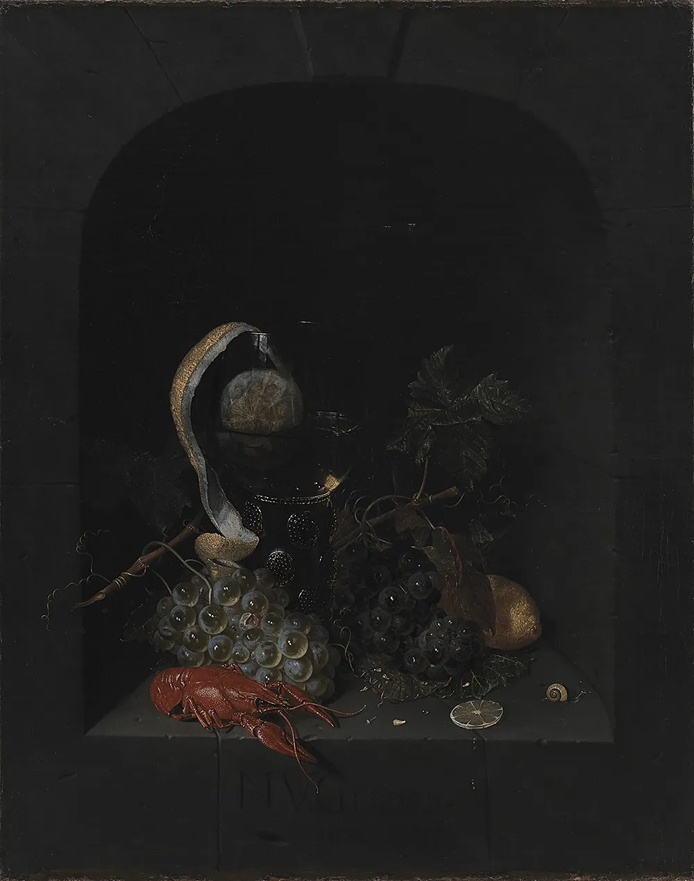 Still Life, by Nicolaes van Gelder, oil, 1672