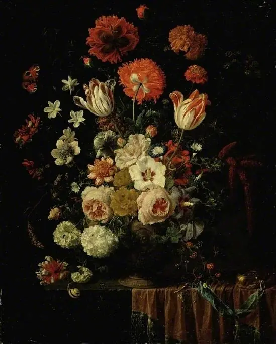 A vase of flowers, by Nicolaes van Verendael