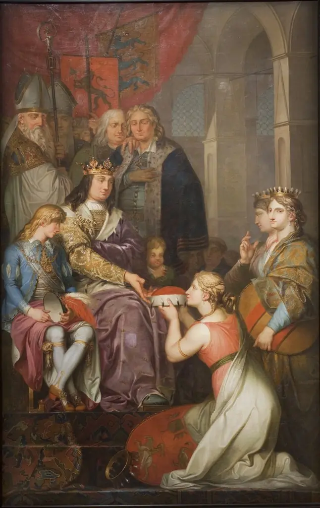 Christian I Proclaiming Holstein a Duchy. Painted for Christiansborg Castle, by Nicolai Abildgaard