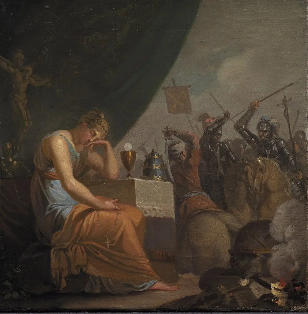 Hierarchy at its Peak at the time of the Crusades, by Nicolai Abildgaard