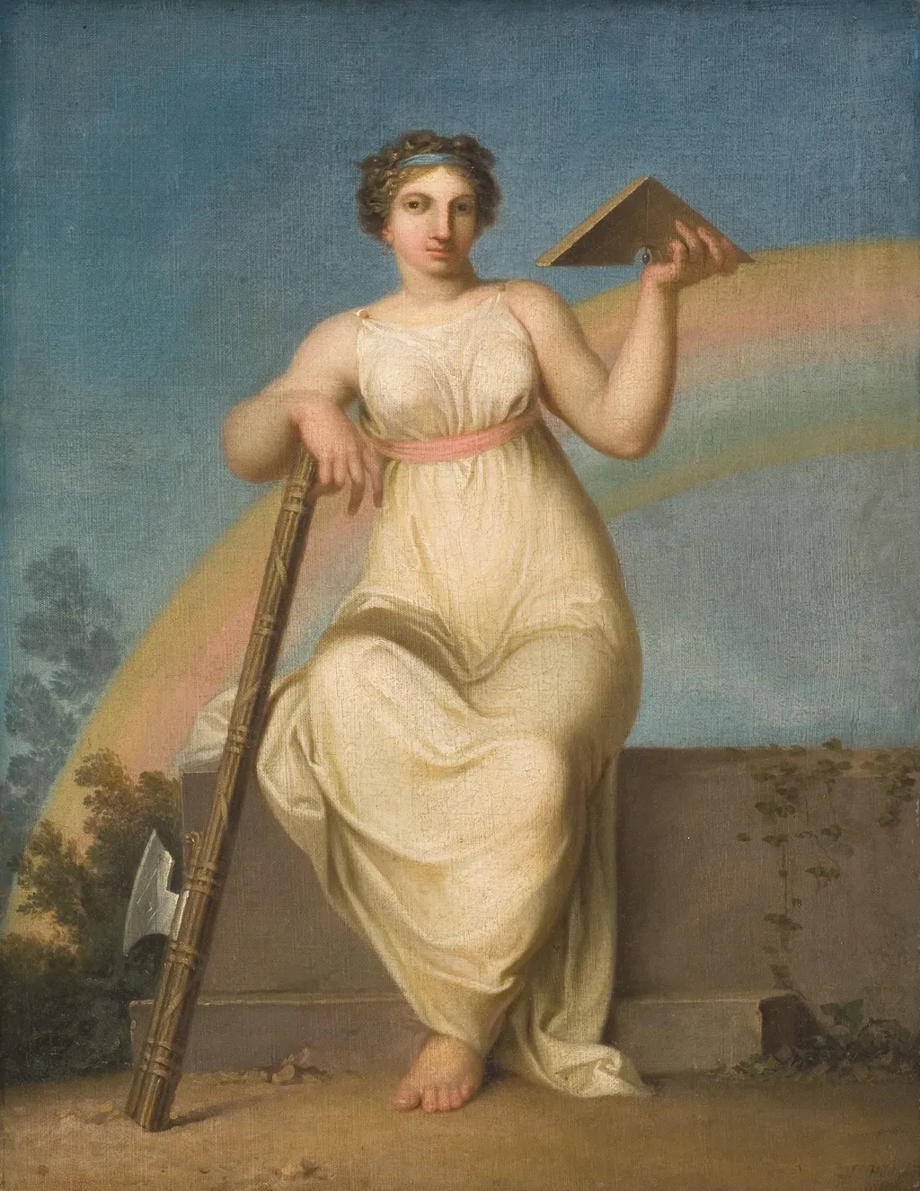 Jurisprudence. Allegorical Figure, by Nicolai Abildgaard, oil, 1800