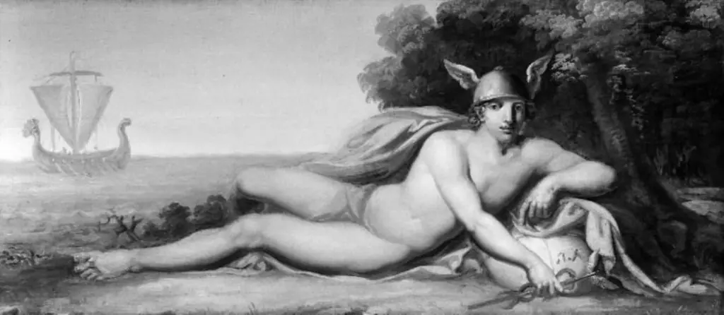 Mercury by the Seashore, by Nicolai Abildgaard