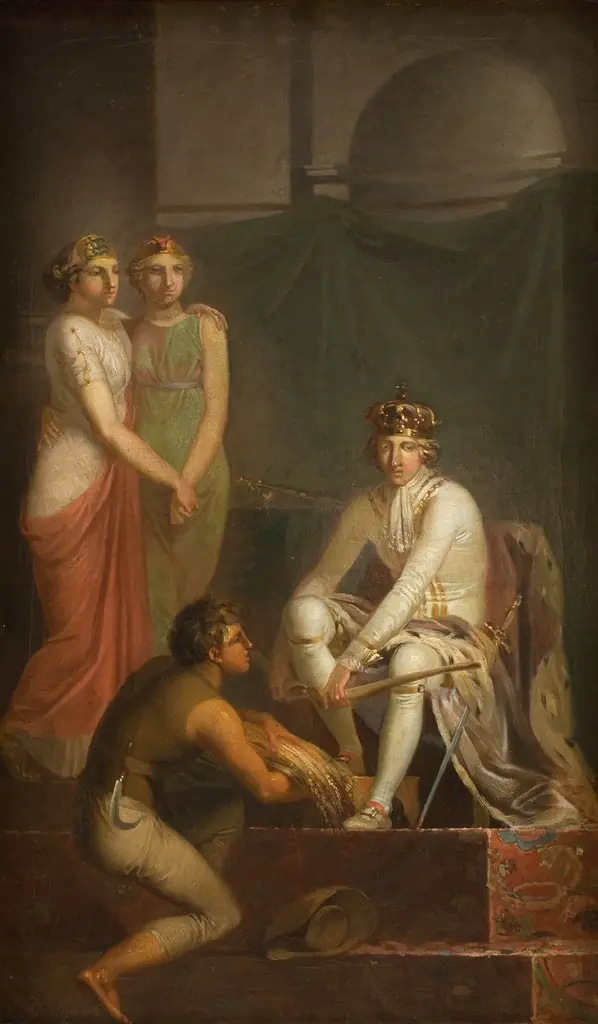 The Abolition of Adscription in 1788, by Nicolai Abildgaard