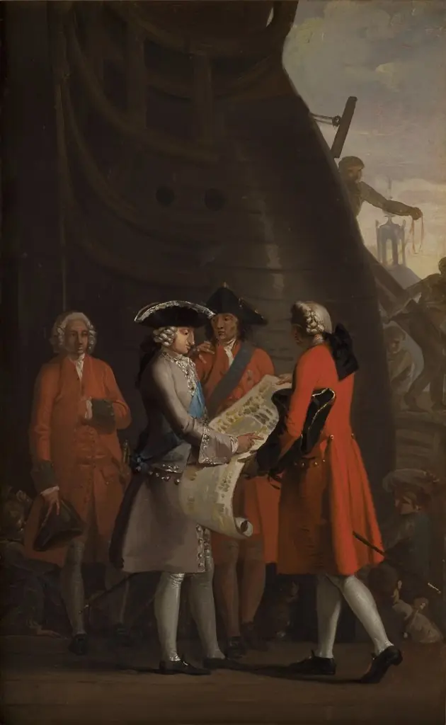 The Construction of Copenhagen´s Dock in the Reign of Christian VI, by Nicolai Abildgaard