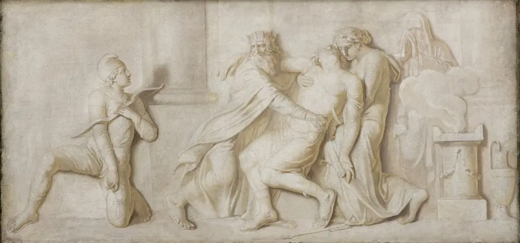 The Death of Achilles, by Nicolai Abildgaard