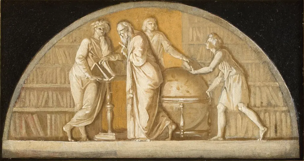 The Foundation of the Royal Library, by Nicolai Abildgaard