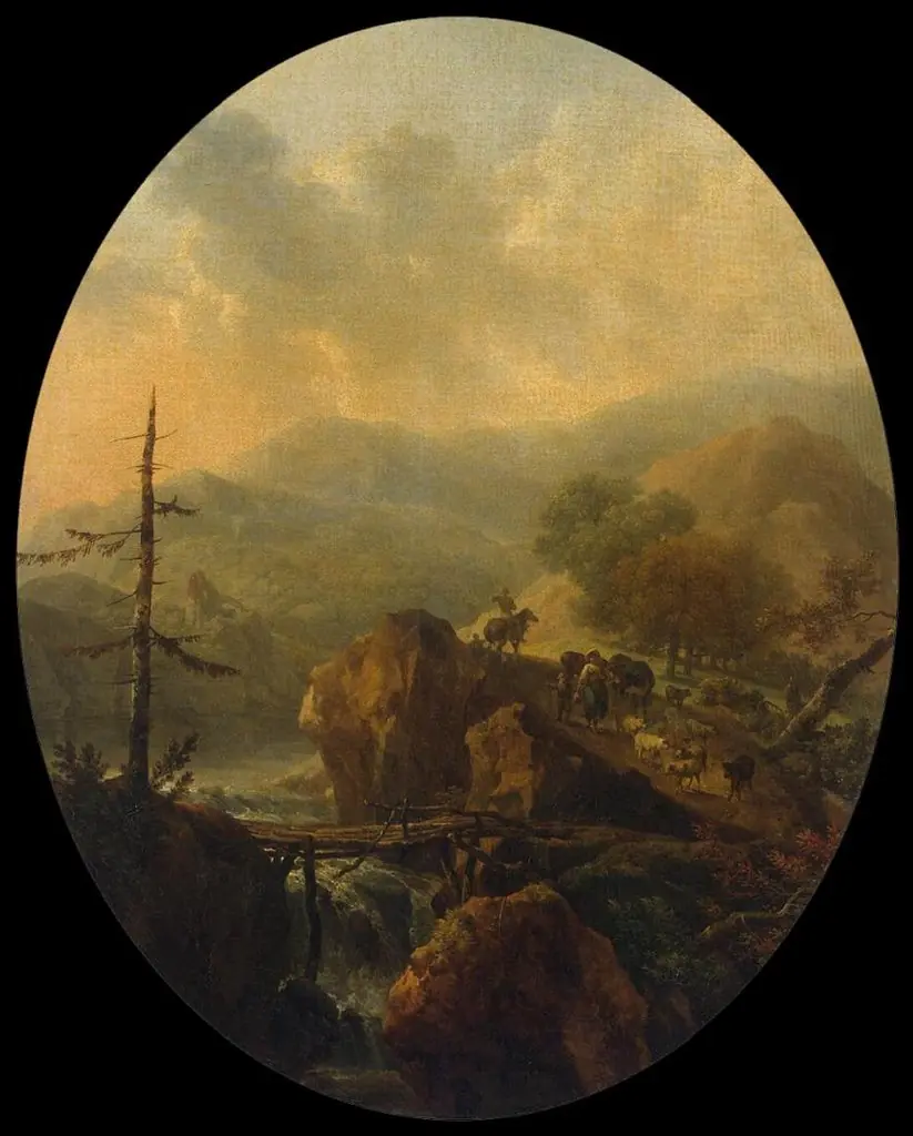 Mountain Landscape, by Nicolas-Antoine Taunay