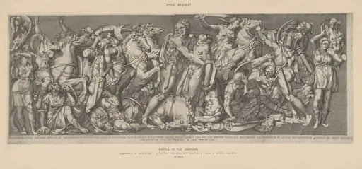 Battle of the Amazons, by Nicolas Beatrizet