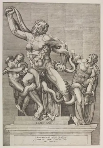 Laocoon and His Sons, by Nicolas Beatrizet