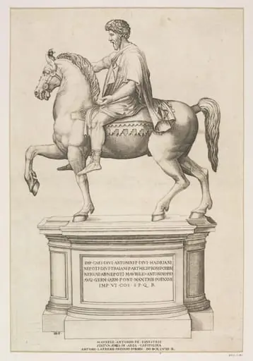 Marcus Aurelius, by Nicolas Beatrizet