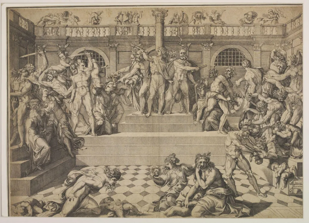 Murder of the Innocents, by Nicolas Beatrizet, 1520