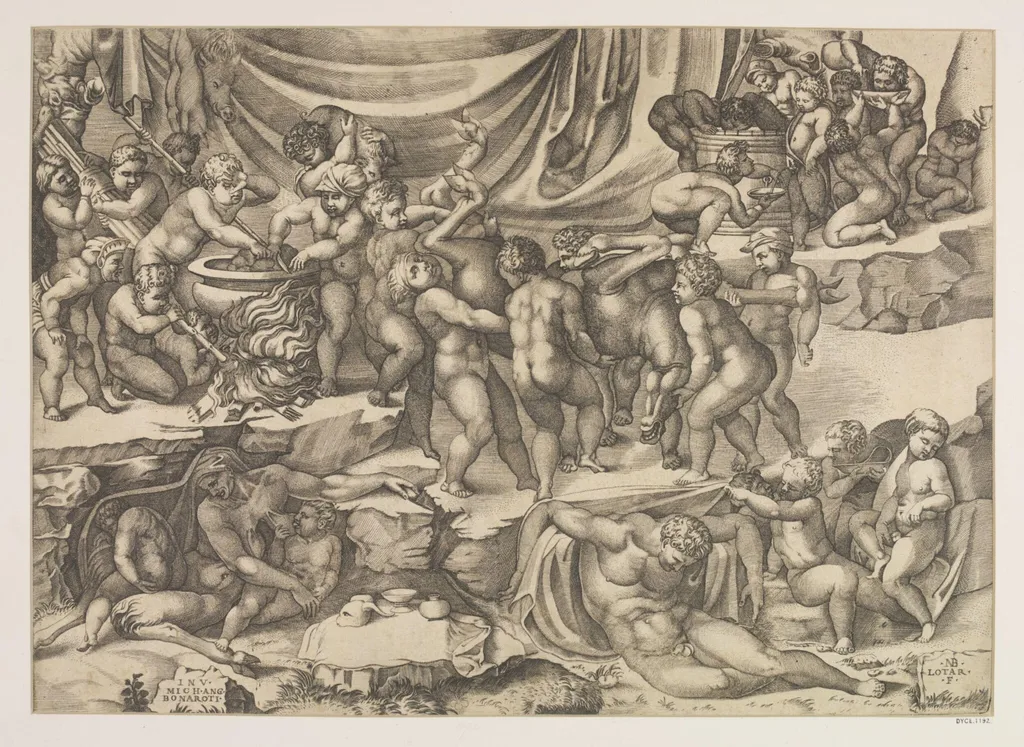 Untitled, by Nicolas Beatrizet, 1553