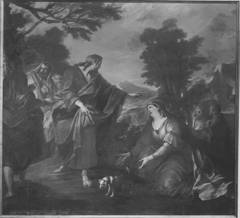 Christus und das kanaanitische Weib, by Nicolas Bertin