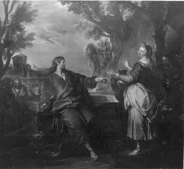 Christus und die Samariterin, by Nicolas Bertin