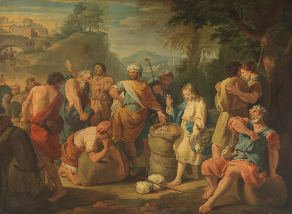 The Finding of the Money in Benjamin's Sack, by Nicolas Bertin