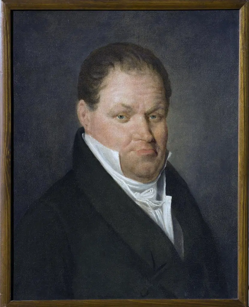 Portrait of N.Aubert, a French Teacher in Moscow, by Nicolas de Courteille