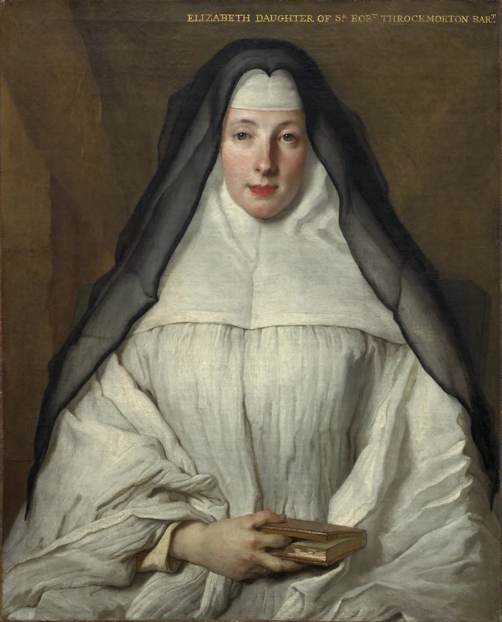 Elizabeth Throckmorton, Canoness of the Order of the Dames Augustines Anglaises, by Nicolas de Largillière, oil, 1729