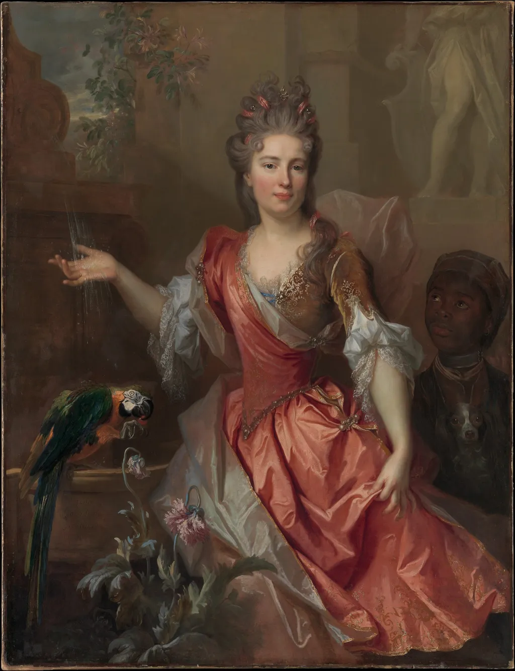 Portrait of a Woman, Possibly Madame Claude Lambert de Thorigny (Marie Marguerite Bontemps, 1668–1701), by Nicolas de Largillière, oil, 1698