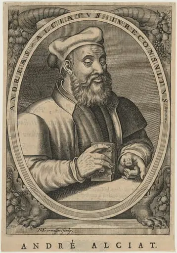 Andrea Alciati, by Nicolas de Larmessin IV