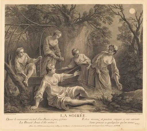 La soiree, by Nicolas de Larmessin IV