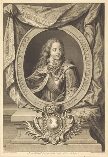 Louis XV, by Nicolas de Larmessin IV