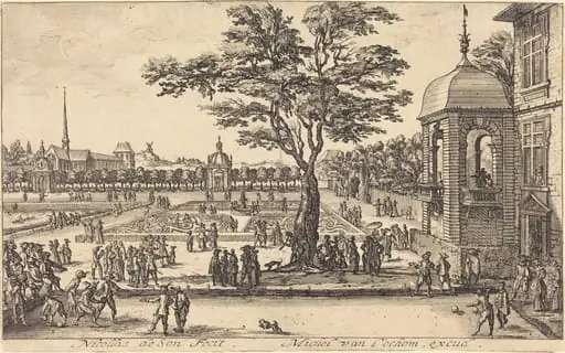 View of a Garden, by Nicolas de Son
