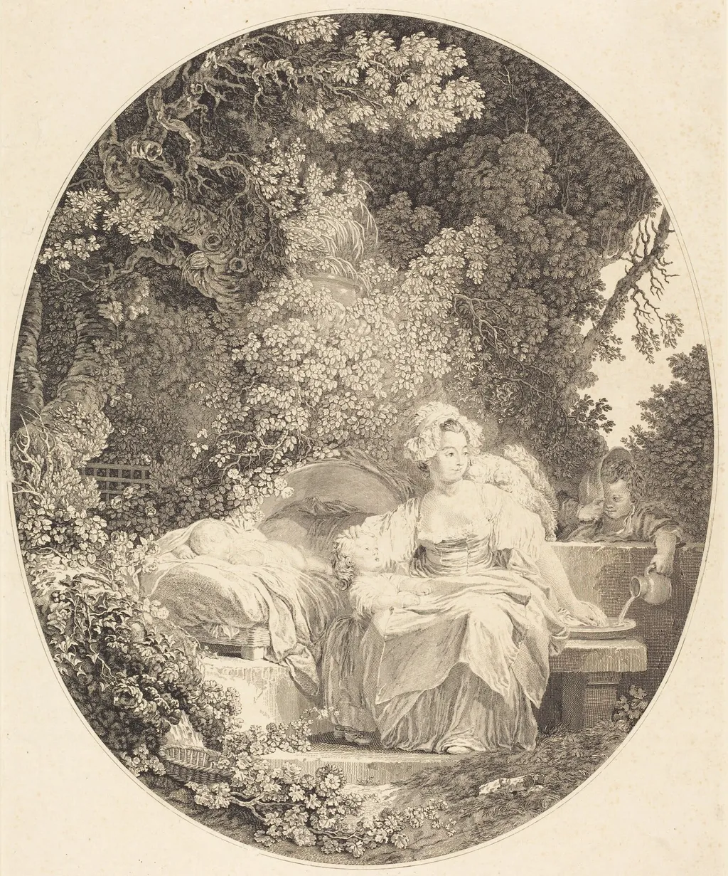 La Bonne Mère, by Nicolas Delaunay, ink, 1779