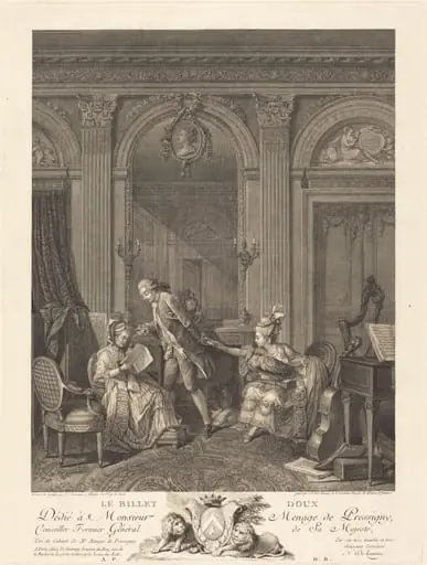Le Billet doux, by Nicolas Delaunay