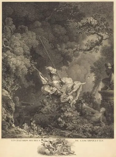 Les Hazards heureux de l'Escarpolettes (The Swing), by Nicolas Delaunay