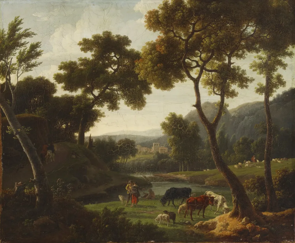 Ihanteellinen maisema, by Nicolas-Didier Boguet, unspecified