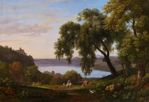 Lago di Nemi, by Nicolas-Didier Boguet