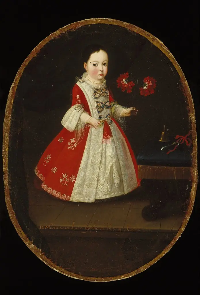 Doña María de la Luz Padilla y (Gómez de) Cervantes, by Nicolás Enríquez